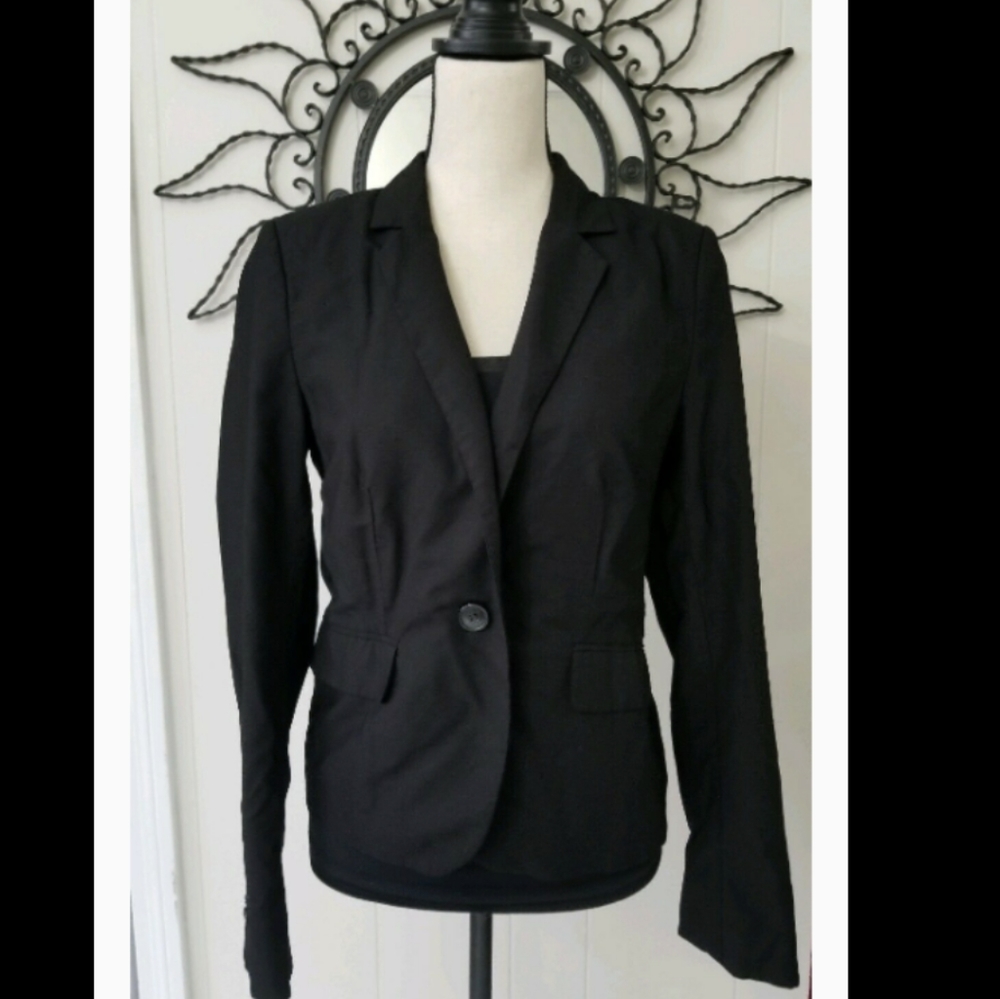 F21 Blazer with Sheer Back and Bow detail
